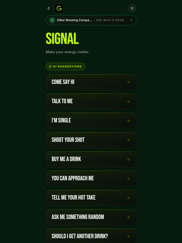 Greeli Signal selector