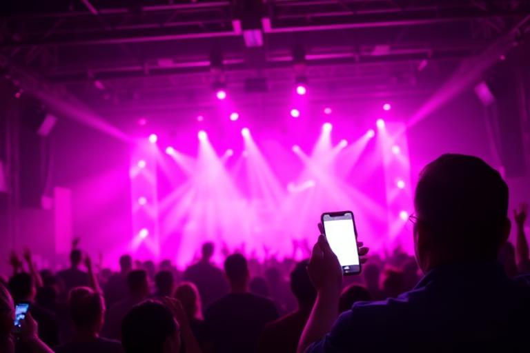 Fans meeting at a concert through Greeli